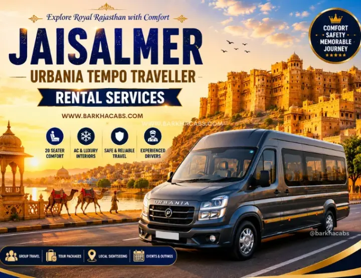 Tempo Traveller in Jaisalmer