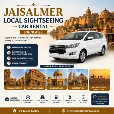 Jaisalmer Local Sightseeing Car Rental Package